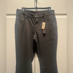NWT Coldwater Creek Black Straight Leg Jeans